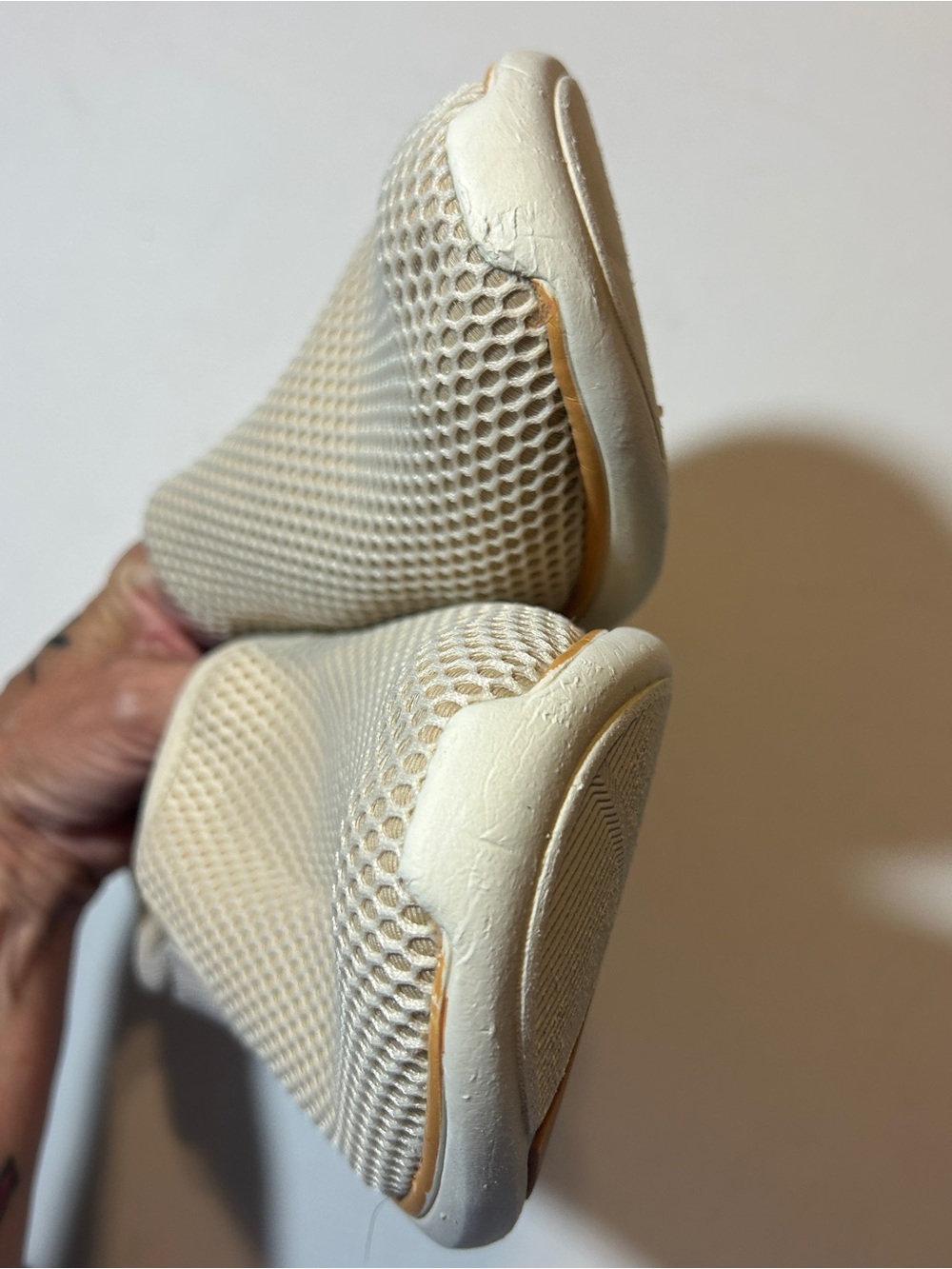 Vionic Zeta Slip On Mesh Walking Shoes Beige Orange Women’s Size 8 Wide - Picture 7 of 7